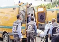 نجاة شخصين من الموت المحقق بعد سقوط سيارة ملاكي في ترعة بطريق رافد جمصة بالدقهلية