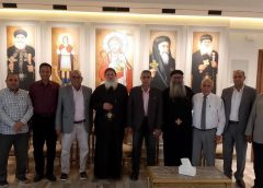 وكيل وزارة الزراعة بكفر الشيخ في زيارة رسمية لنيافة الأنبا ماركوس لبحث عدد من الموضوعات المشتركة